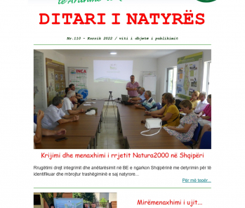 Ditari Natyrës nr.110 - Korrik 2022